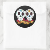 Liebe Skulls "Amor" Aufkleber (Tasche)