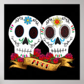Liebe Skulls "Amor Poster" Poster (Vorne)