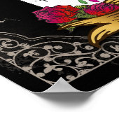 Liebe Skulls Poster/Print Poster (Ecke)