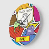 LIEBE SLIME GROSSE SCHLICKE GROßE WANDUHR (Winkel)