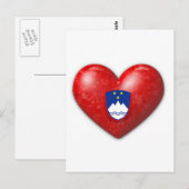 Liebe Slowenien Postkarte (Vorne/Hinten)