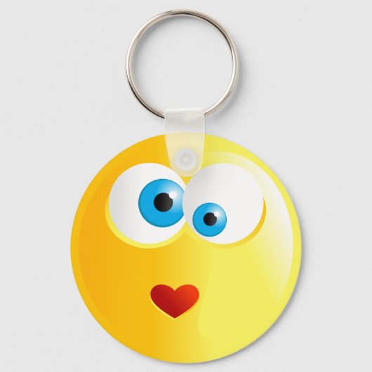 Liebe Smilie Schlüsselanhänger (Vorderseite)