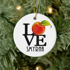 LIEBE Smyrna Georgia Keramik Ornament
