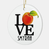 LIEBE Smyrna Georgia Keramik Ornament (Links)