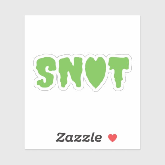 Liebe SNOT Aufkleber (Blatt)