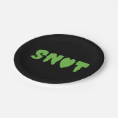 Liebe SNOT Pappteller (Schrägansicht)