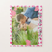 LIEBE SO GLÜCKLICH SCHWIMMTE ICH RICHTIG PUZZLE (Vertikal)