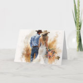 Liebe so groß wie Open Range Karte (Vorderseite)