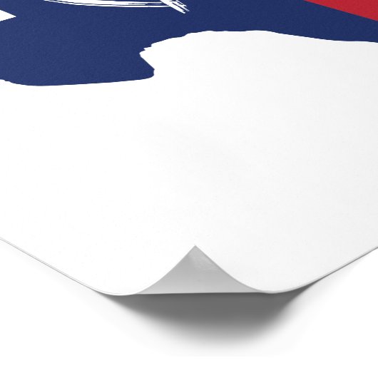 Liebe so groß wie Texas Poster (Ecke)