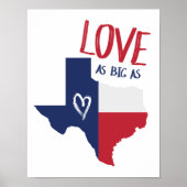 Liebe so groß wie Texas Poster (Vorne)