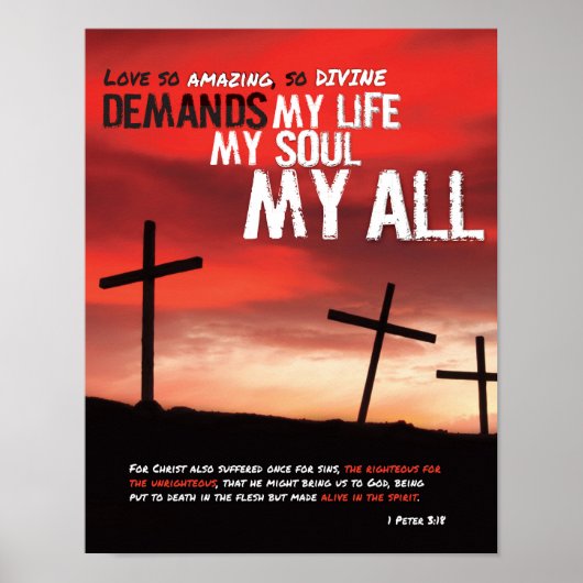 Liebe so Phantastisch so göttliches Kunstgedicht Poster (Vorne)