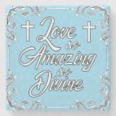 Liebe So Phantastisch Steinuntersetzer (Vorderseite)