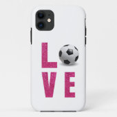 Liebe Soccer Case-Mate iPhone Hülle (Rückseite)