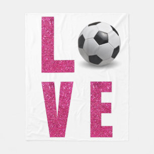Liebe Soccer Fleecedecke