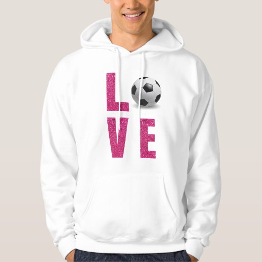 Liebe Soccer Hoodie (Vorderseite)
