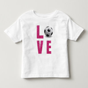 Liebe Soccer Kleinkind T-shirt