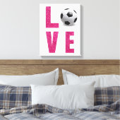 Liebe Soccer Leinwanddruck (Insitu (Schlafzimmer))