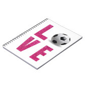 Liebe Soccer Notizblock (Linke Seite)
