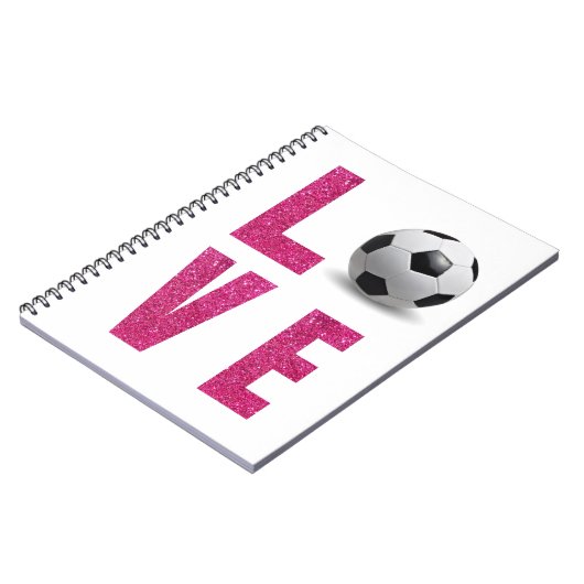Liebe Soccer Notizblock (Linke Seite)