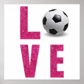 Liebe Soccer Poster (Vorne)