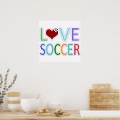 LIEBE SOCCER POSTER (Küche)