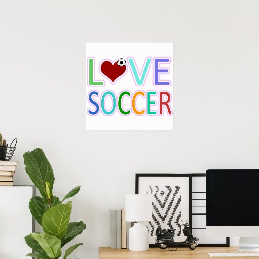 LIEBE SOCCER POSTER (Heimbüro)