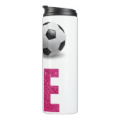 Liebe Soccer Thermosbecher (Nach rechts gedreht)