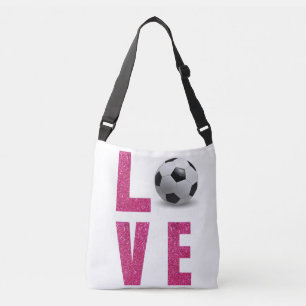 Liebe Soccer Tragetaschen Mit Langen Trägern