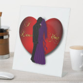 Liebe Sockelschild (In Situ)