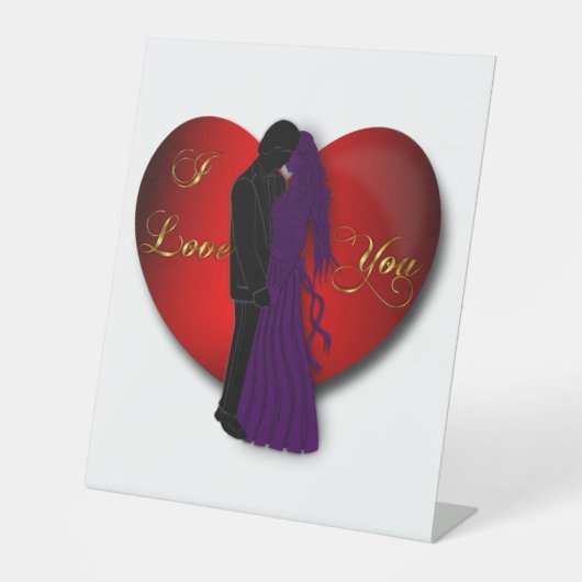 Liebe Sockelschild (Vorderseite)