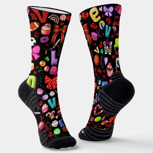 Liebe Socken (Gewinkelt)