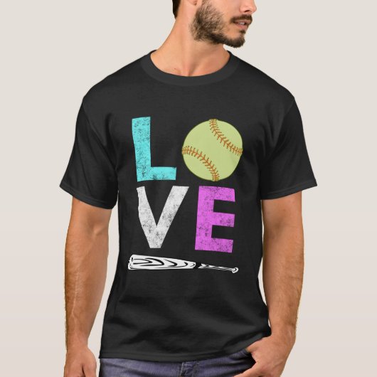 Liebe Softball Best T-Shirt (Vorderseite)