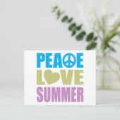 Liebe Sommer Postkarte (Stehend Vorderseite)