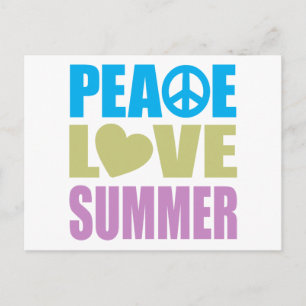 Liebe Sommer Postkarte