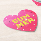 Liebe Sommer Wassermelone Melon Seeds Rosa Untersetzer (angewinkelt)