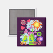 Liebe Sommerzeitmagnet Magnet (Vorderseite/Rückseite)