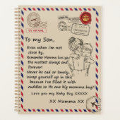 Liebe Son | Brief an meine Tochter Liebe You Baby Planer (Vorderseite)