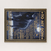 Liebe Son| Brief an meinen Sohn fühlt nie, dass ih Puzzle (Horizontal)