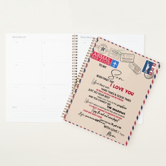 Liebe Son | Zu meinem Sohn nie vergessen, dass ich Planer (Anzeige)