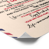 Liebe Son | Zu meinem Sohn nie vergessen, dass ich Poster (Ecke)