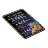 Liebe Son | Zu unserem Sohn stolz auf Sie und Lieb Magnet (Rechte Seite)