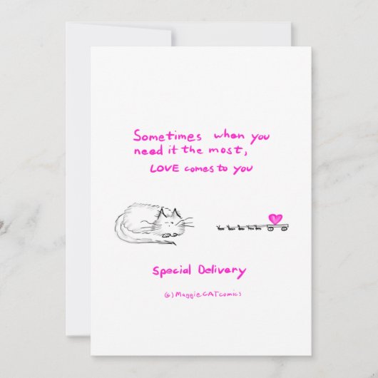 Liebe, Sonderlieferung Dankeskarte (Vorderseite)