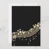 Liebe Song 50 Jahre Jubiläum Einladung (Rückseite)