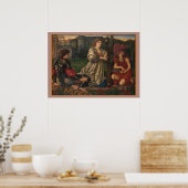 "Liebe Song" Edward Burne-Jones Pre-Raphaelite art Poster (Küche)
