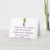 Liebe Song Grußkarte Feiertagskarte (Rückseite)