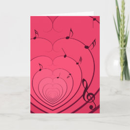 Liebe Song-Karte Karte