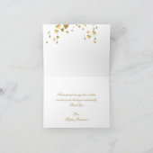 Liebe Song Notes Foto Vielen Dank Dankeskarte (Innenseite)