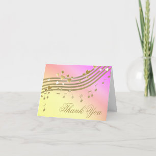 Liebe Song Notes Vielen Dank Dankeskarte