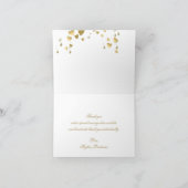 Liebe Song Notes Vielen Dank Dankeskarte (Innenseite)