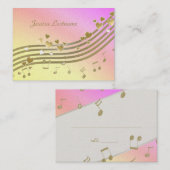 Liebe Song-Sitzkarte Platzkarte (Vorne/Hinten)